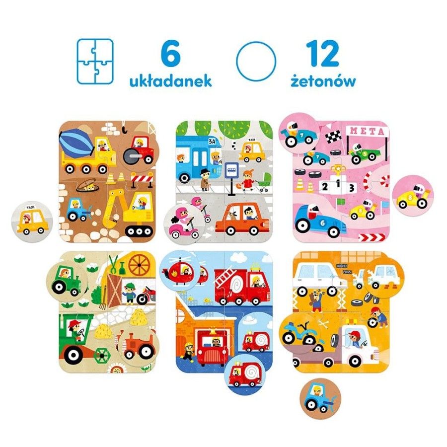 CzuCzu Puzzle Małe a velká 2+ vozidla