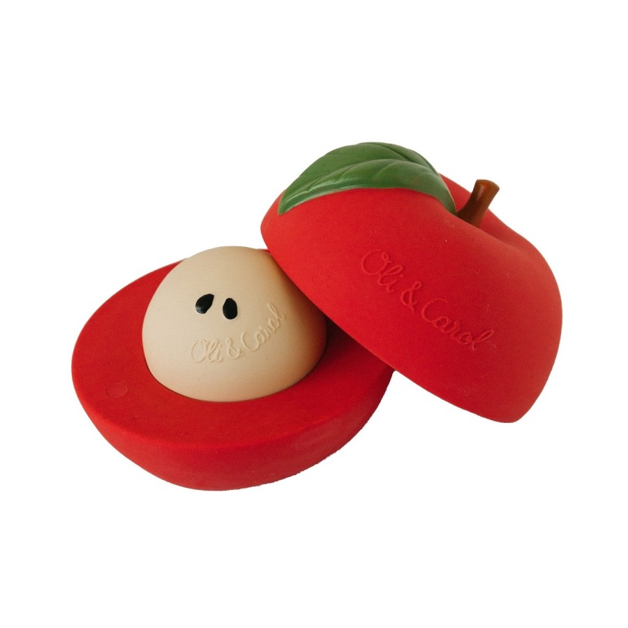 Oli and Carol Gryzak Układanka z Piłką Grzechotką Jabłko