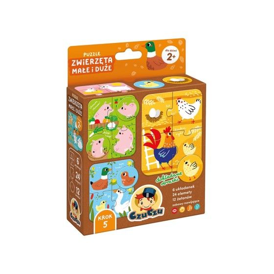 CzuCzu Puzzle pequeños y animales grandes.