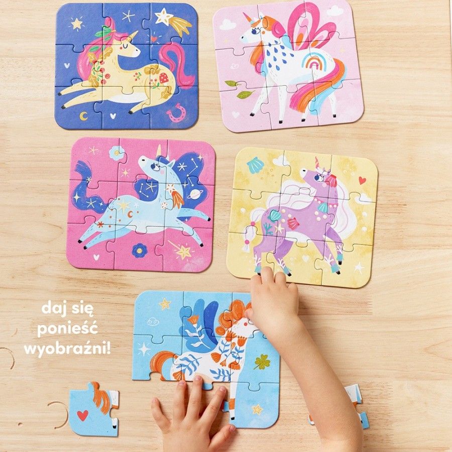 CzuCzu Puzzle Baśniowe Jednorożce