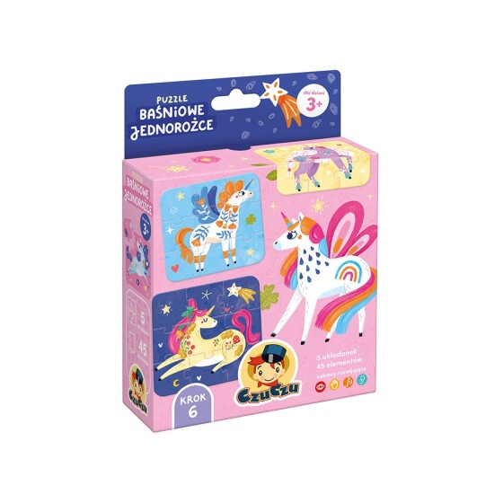 CzuCzu Puzzle Baśniowe Jednorożce - 5902983494195
