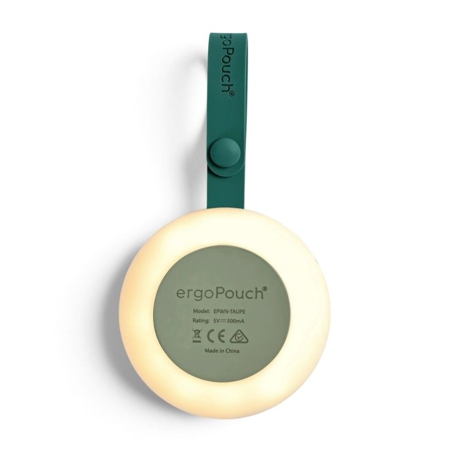 ergopouch Sleeping with white noise and LED Drift Away Sage