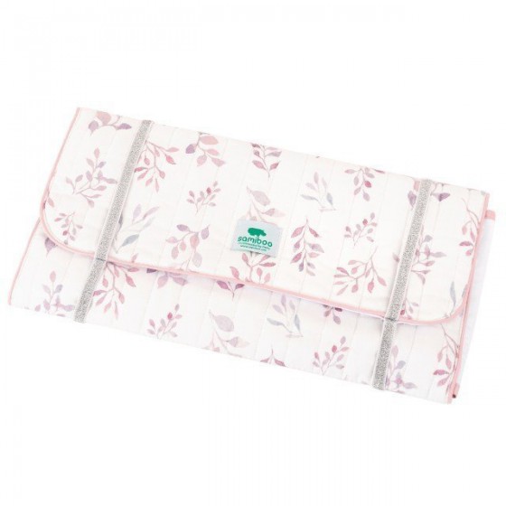 Samiboo - Quilted changing mat leaves