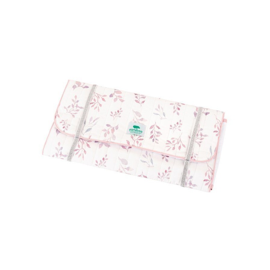 Samiboo - Quilted changing mat leaves