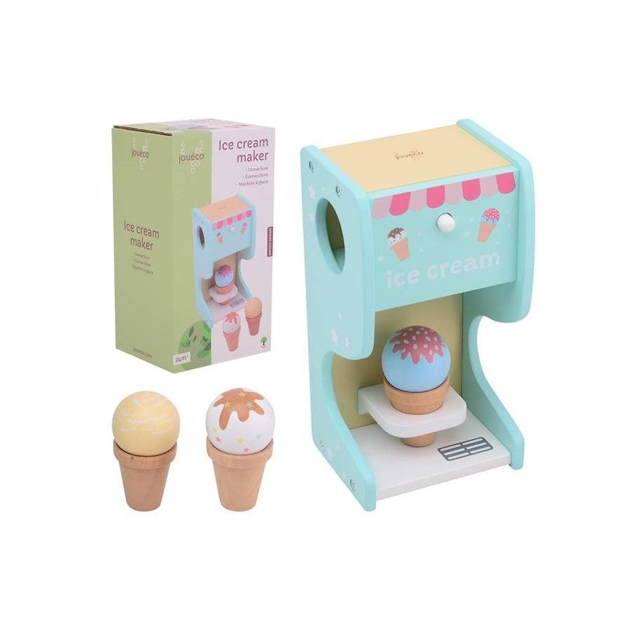 JOUECO Drewniany automat do lodów lodziarnia Ice Cream