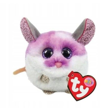 Ty Beanie Balls Colby pluszowa fioletowa myszka 8 cm