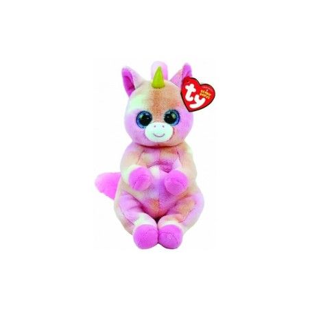 Ty Beanie Bellies Skylar pluszowa figurka jednorożca, 15 cm