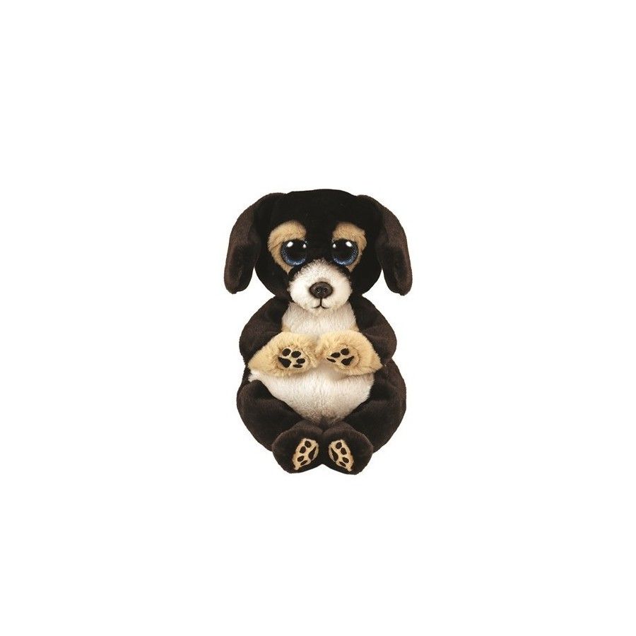 Ty Beanie Bellies Ranger pluszowa figurka czarnego pieska, 15 cm