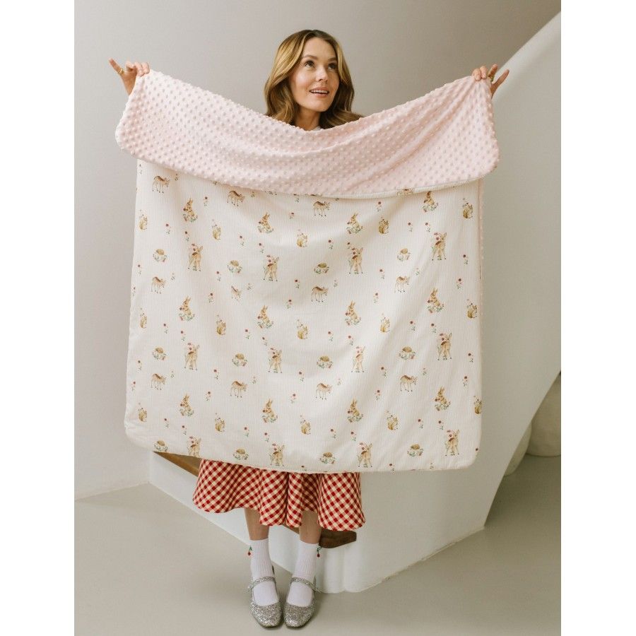 La Millou Ciepły Koc Minky XL BAMBILAND by Magdalena Lamparska
