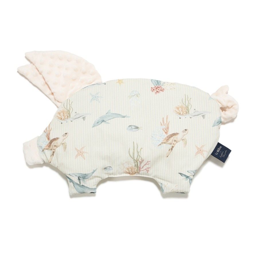 La Millou Poduszka Sleepy Pig Minky SEAWORLD by Magdalena Lamparska