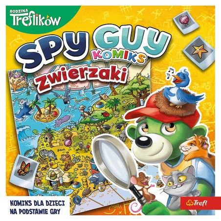 Trefl Komiks Spy Guy. Zwierzaki