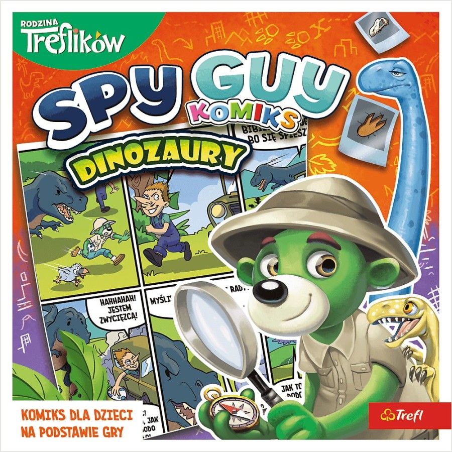 Trefl Komiks Spy Guy. Dinozaury
