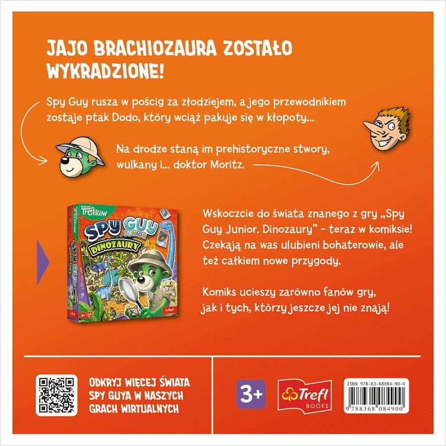 Trefl Komiks Spy Guy. Dinozaury