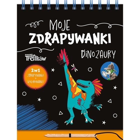 Trefl Spy Guy. Dinozaury. Moje zdrapywanki