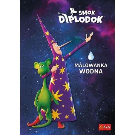 Trefl Smok Diplodok. Malowanka wodna