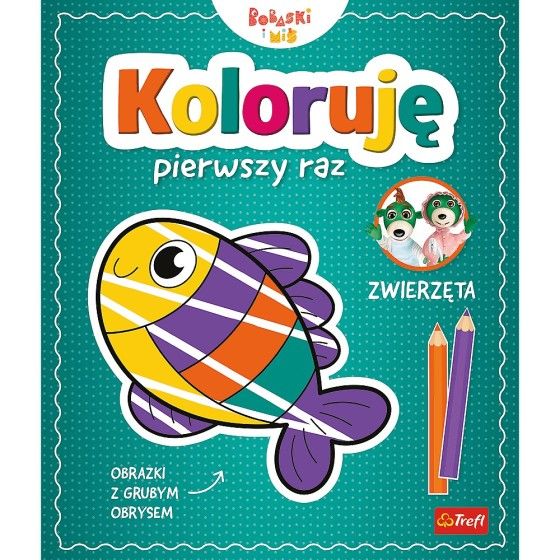Trefl Koloruję pierwszy raz. Zwierzęta