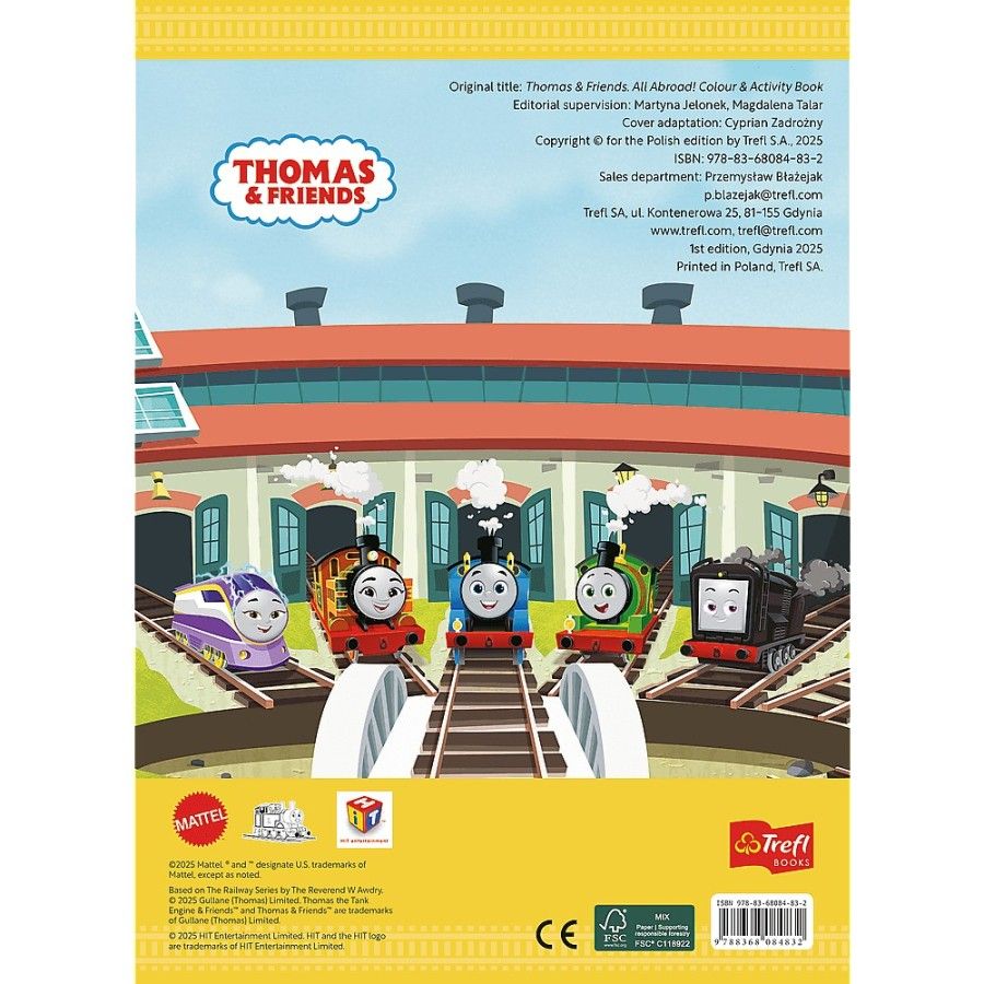 Trefl Thomas&Friends. Colouring book. Malbuch. Kolorowanka