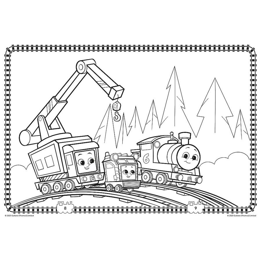 Trefl Thomas&Friends. Colouring book. Malbuch. Kolorowanka