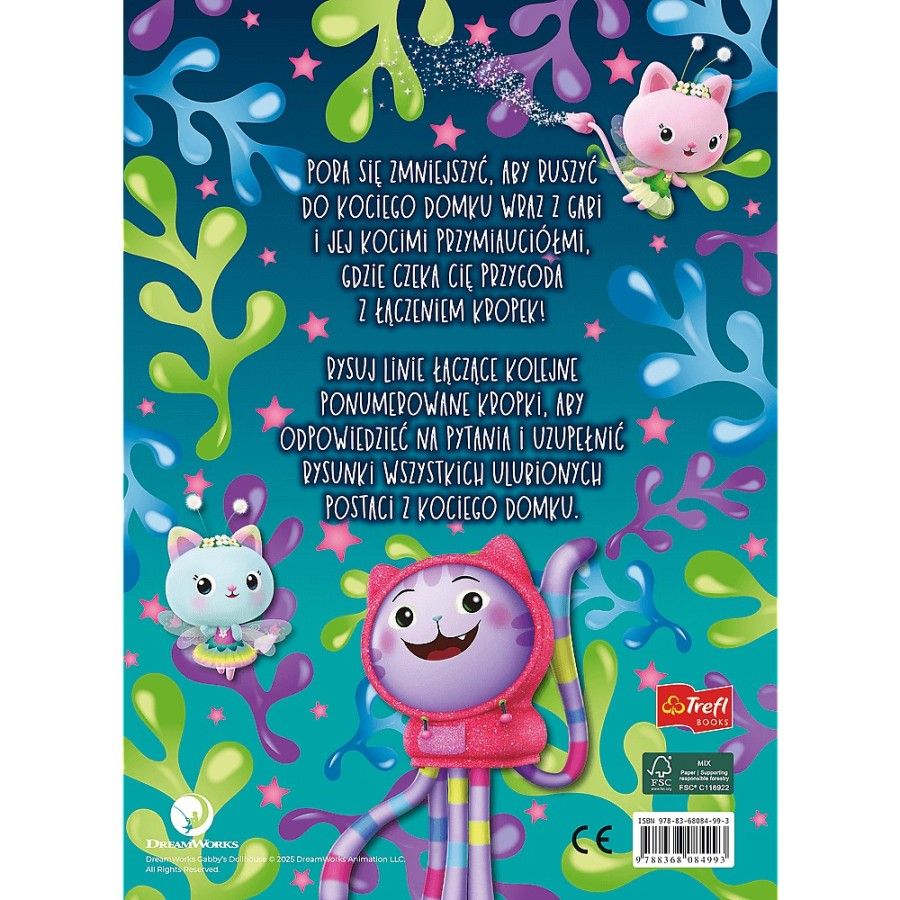 Trefl Koci Domek Gabi. Połącz kropki