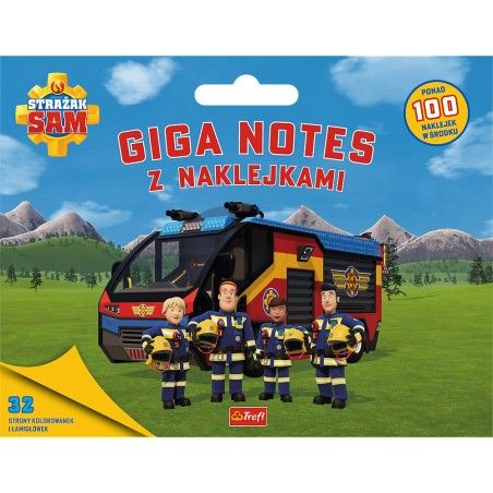 Trefl Strażak Sam. Giga notes z naklejkami