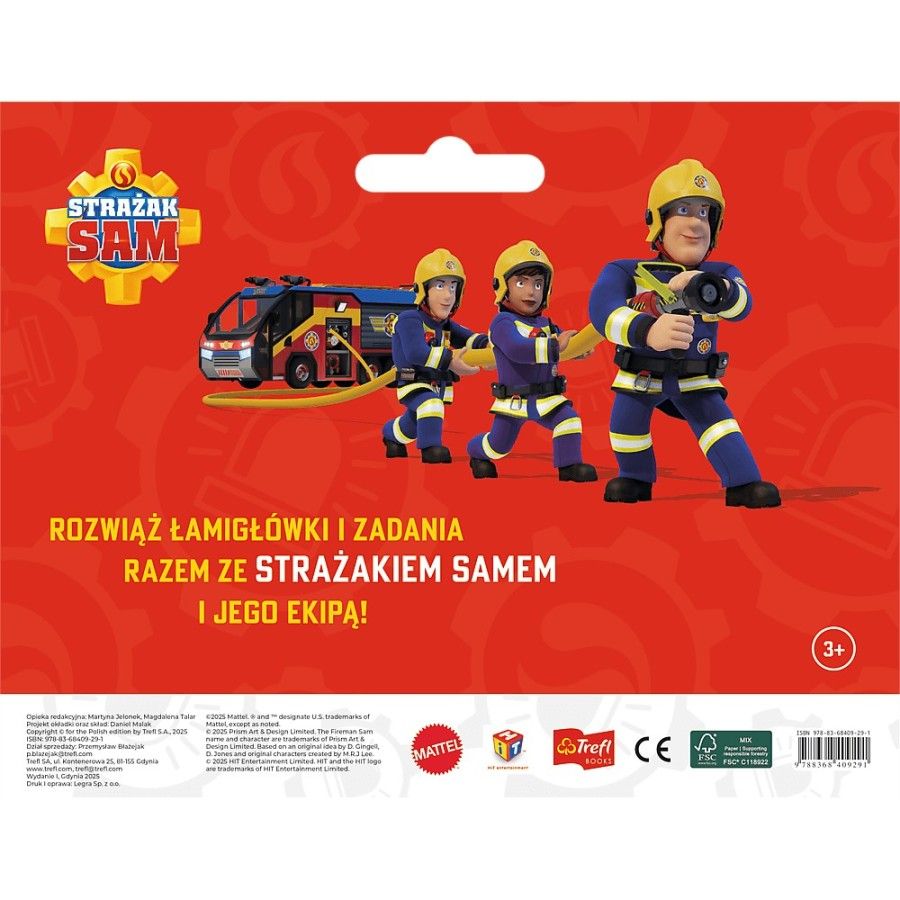 Trefl Strażak Sam. Giga notes z naklejkami