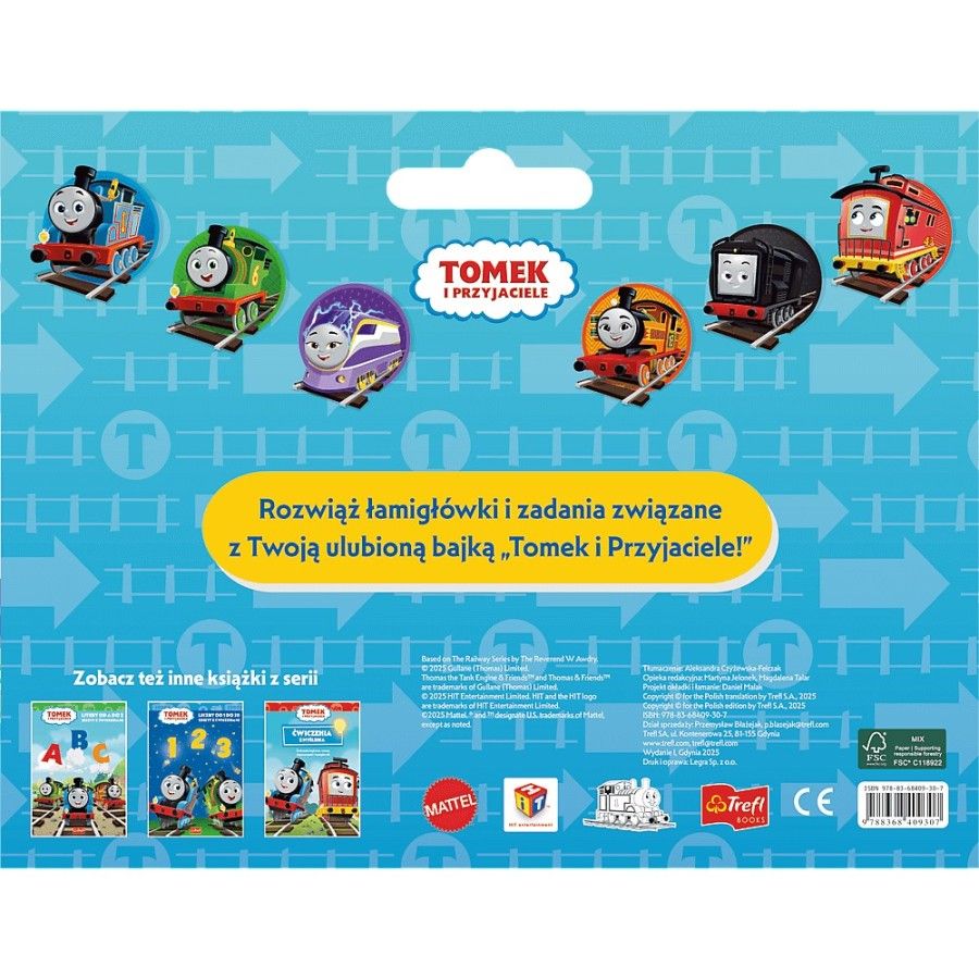 Trefl Tomek i Przyjaciele. Giga notes z naklejkami