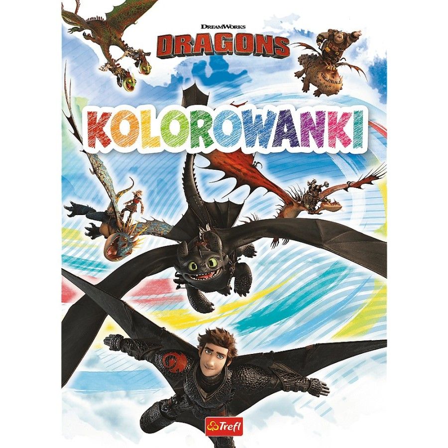 Trefl Jak wytresować smoka. Kolorowanki