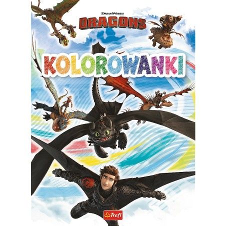 Trefl Jak wytresować smoka. Kolorowanki