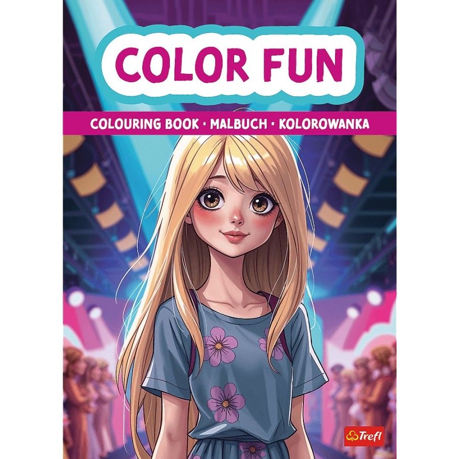 Trefl Modelki. Kolorowanka. Malbuch. Colouring book