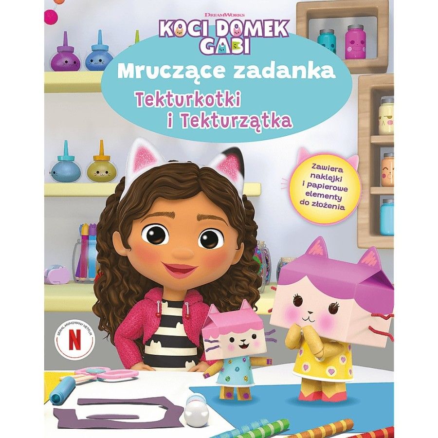 Trefl Koci Domek Gabi. Mruczące zadanka Tekturkotki i Tekturzątka