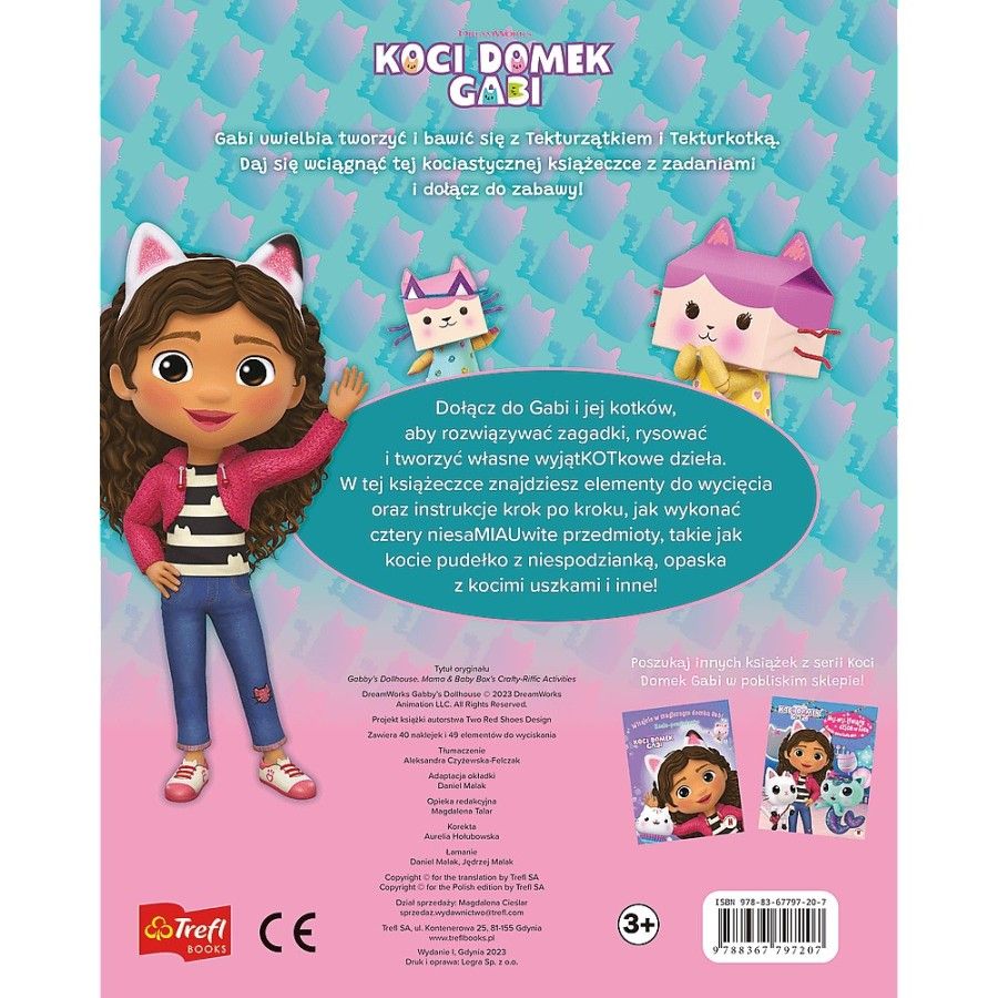 Trefl Koci Domek Gabi. Mruczące zadanka Tekturkotki i Tekturzątka
