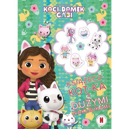 Trefl Koci Domek Gabi. Książecz-kot-ka z dużymi naklejkami