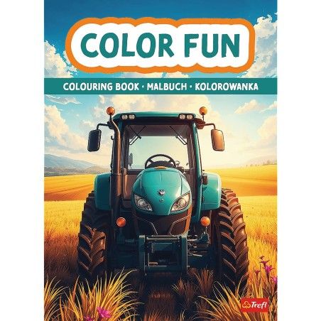 Trefl Maszyny rolnicze. Kolorowanka. Malbuch. Colouring book