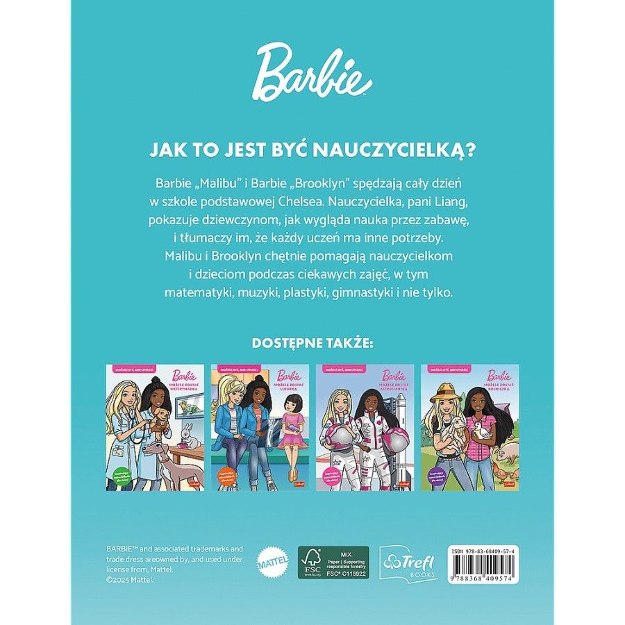 Trefl Barbie. Możesz zostać nauczycielką
