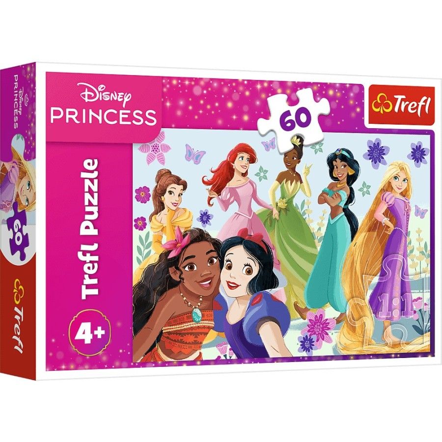Trefl Puzzle 60el. Ksieżniczki w akcji