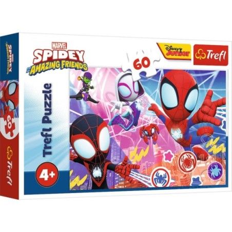 Trefl Puzzle 60el. Bohaterska przygoda Spidey