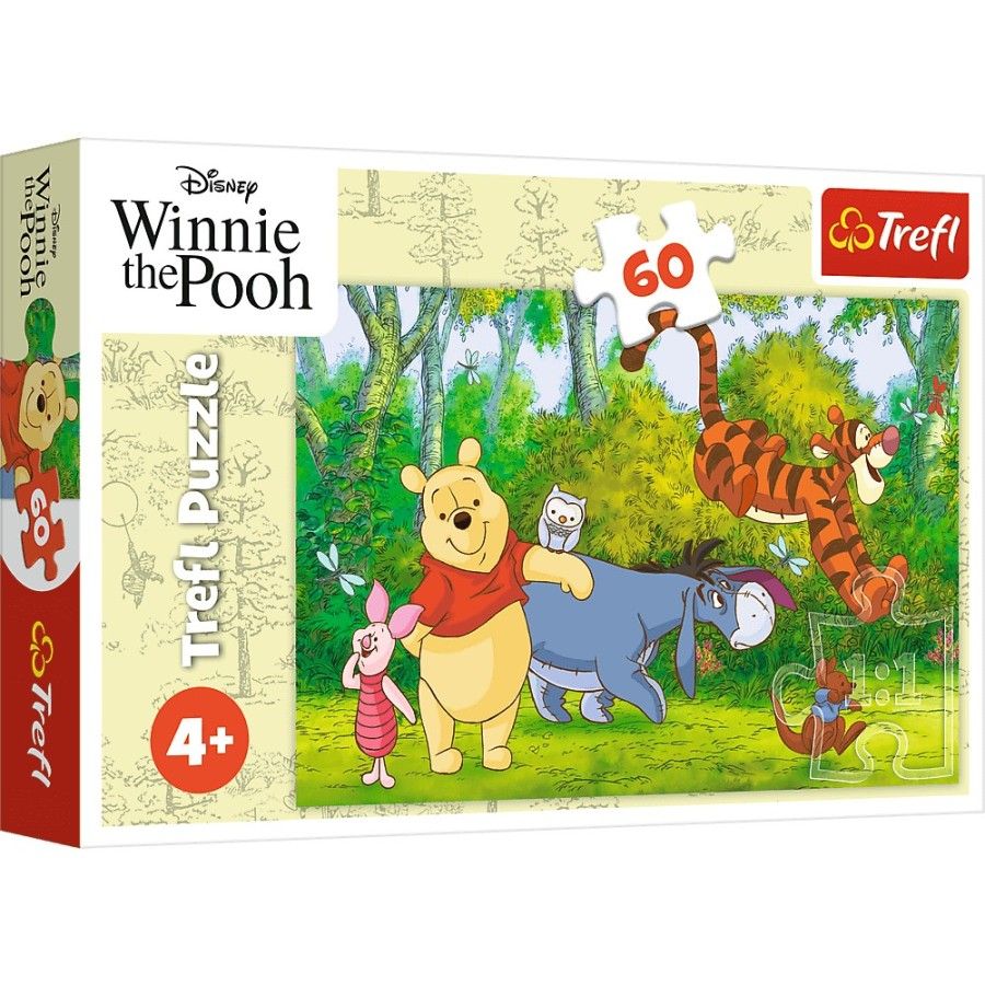 Trefl Puzzle 60el. Smaczny miodek Kubuś Puchatek
