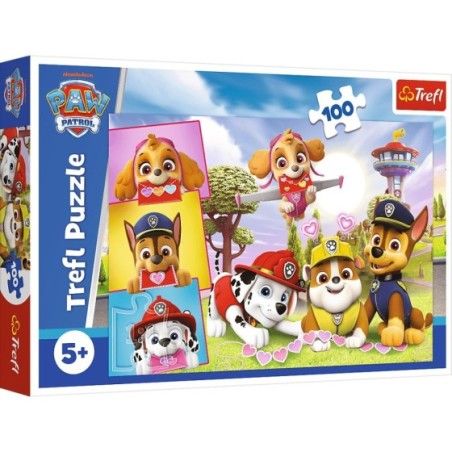 Trefl Puzzle 100el. Psi Patrol Nieustraszone dziewczy