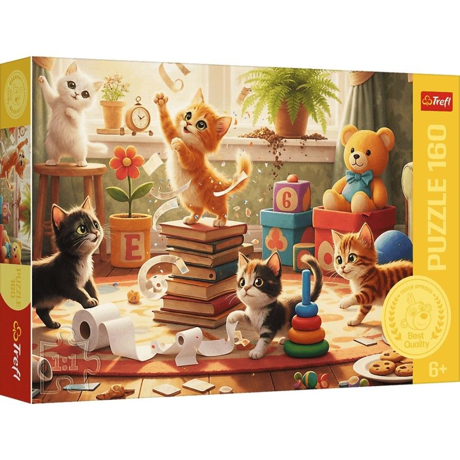 Trefl Puzzle 160el. Kocie psoty