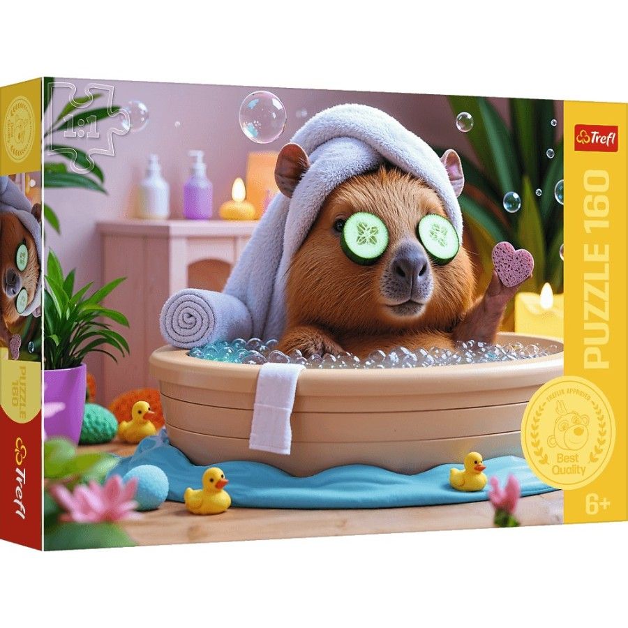 Trefl Puzzle 160el. Kapibara w SPA