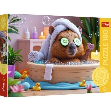 Trefl Puzzle 160el. Kapibara w SPA