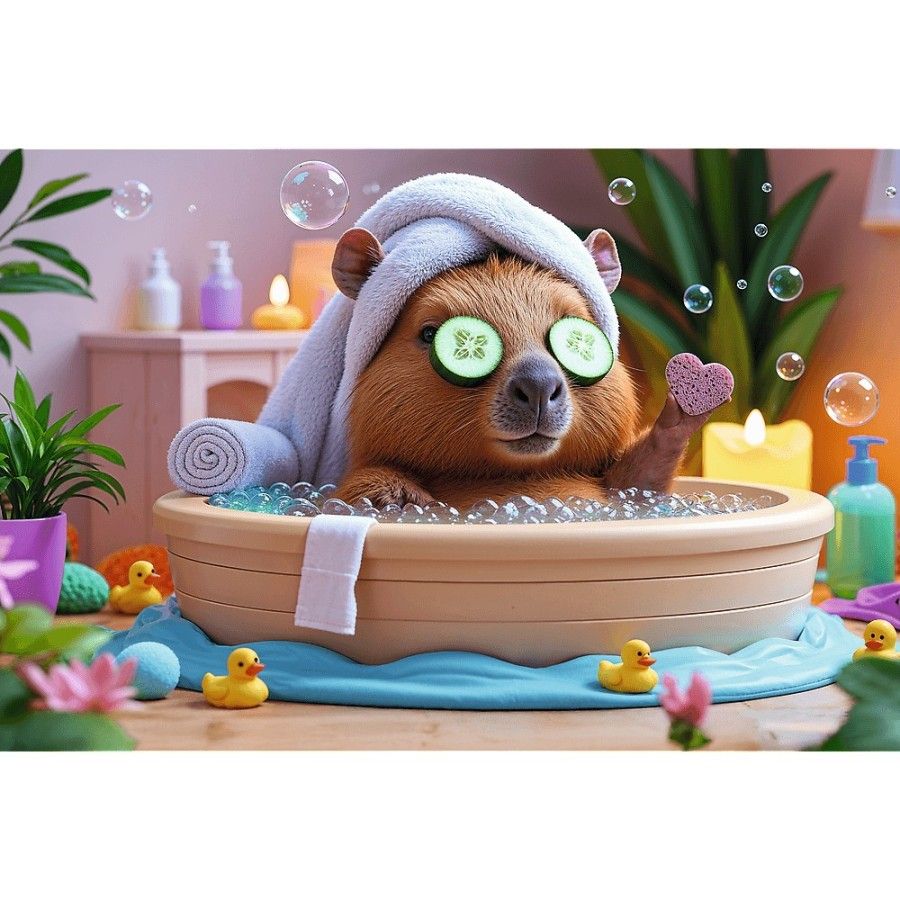 Trefl Puzzle 160el. Kapibara w SPA
