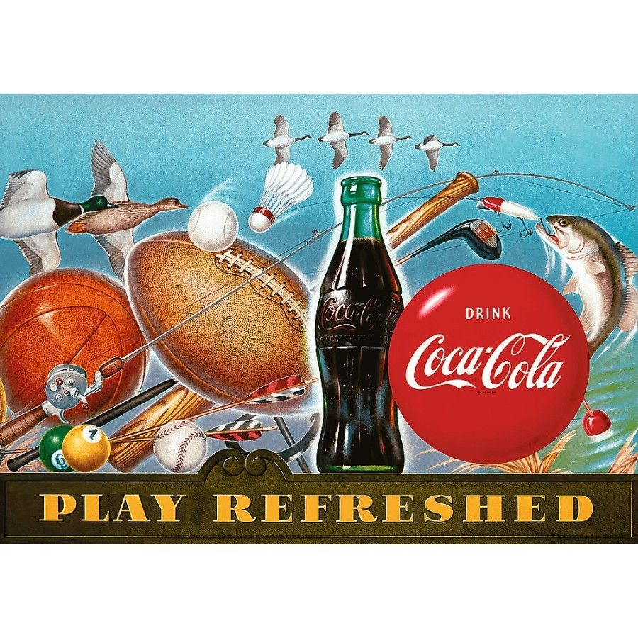 Trefl Puzzle 1000el. Trefl Premium Plus Coca-Cola: Chwila orzeźwienia