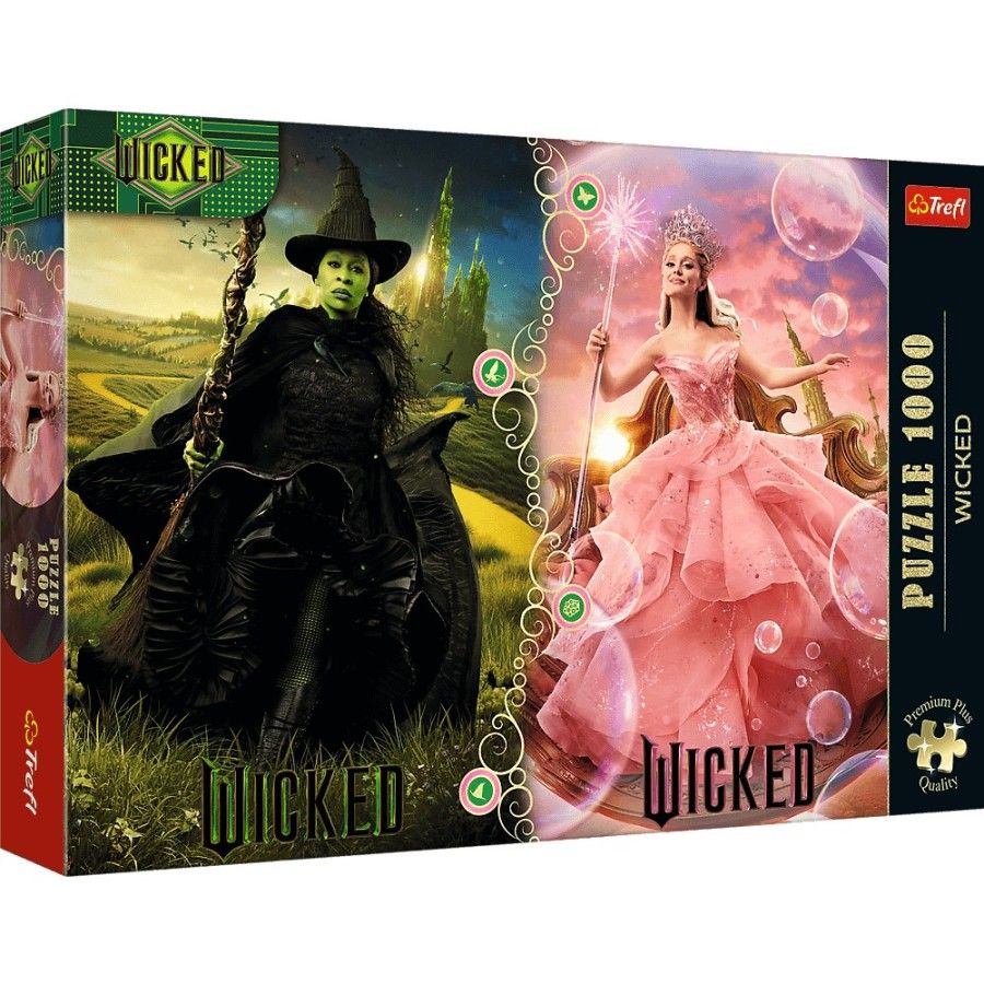 Trefl Puzzle 1000el. Trefl Premium Plus Wicked: Elphaba & Glinda