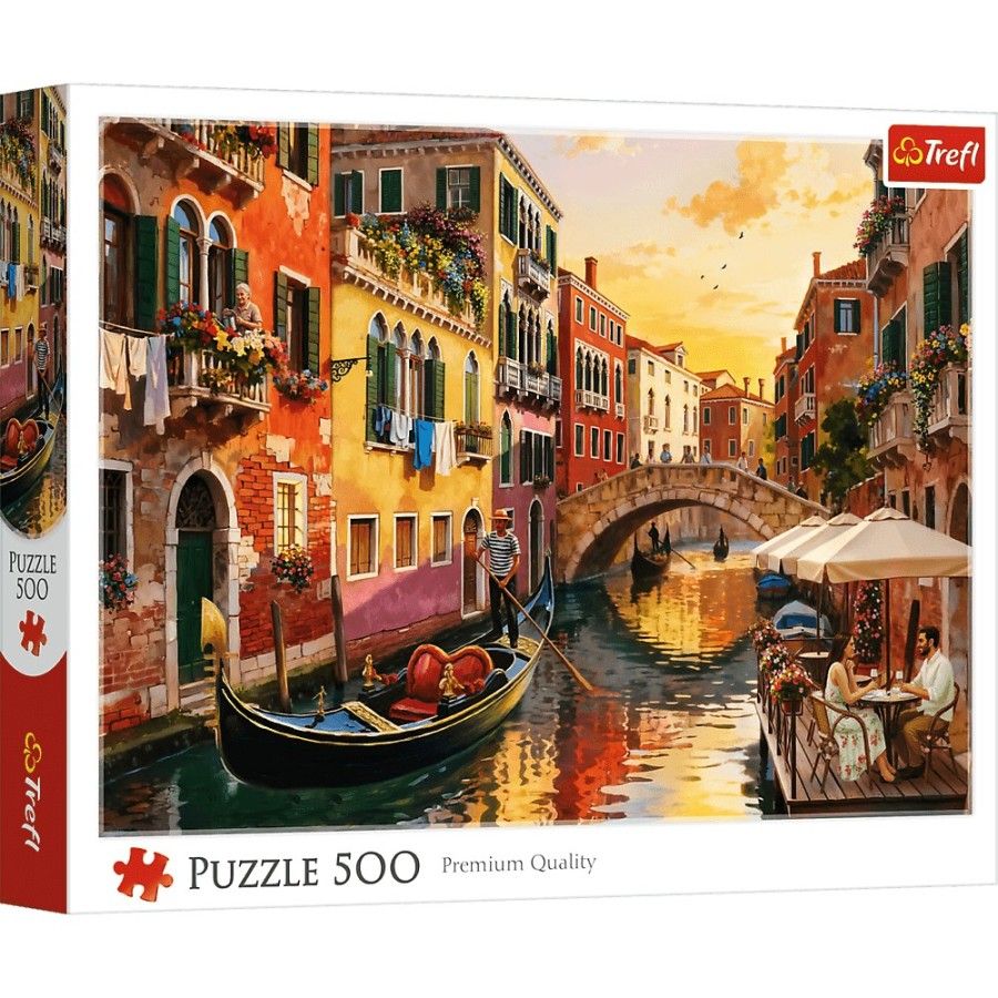 Trefl Puzzle 500el. Wenecja o zachodzie słońca
