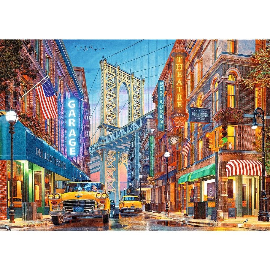 Trefl Puzzle 500el. Trefl Premium Plus Tea Time Widok na Manhattan Bridge