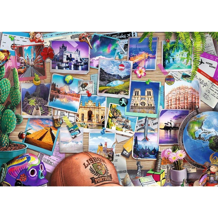 Trefl Puzzle 500el. Trefl Premium Plus Tea Time Wspomnienia z podróży