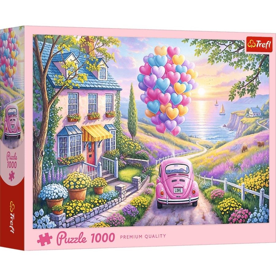 Trefl Puzzle 1000el. Romantyczna przejażdżka