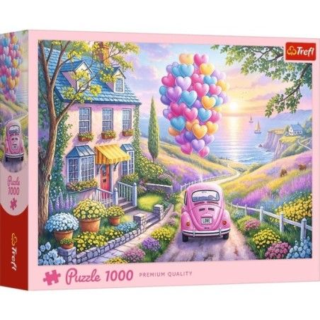 Trefl Puzzle 1000el. Romantyczna przejażdżka
