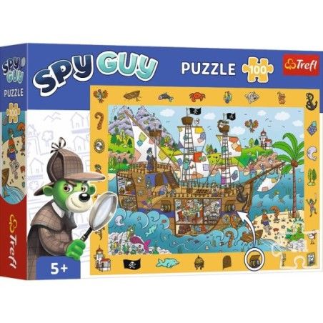 Trefl Puzzle Obserwacyjne 100el. Spy Guy - Statek piracki